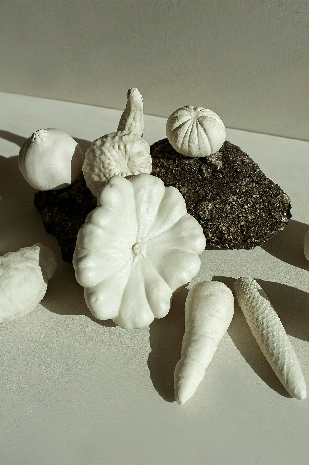 Abóbora Flor em Porcelana - Fernando Sarmento